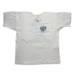 Vintage 80s Bali Indonesia G-Land Surf Combat surf shirt